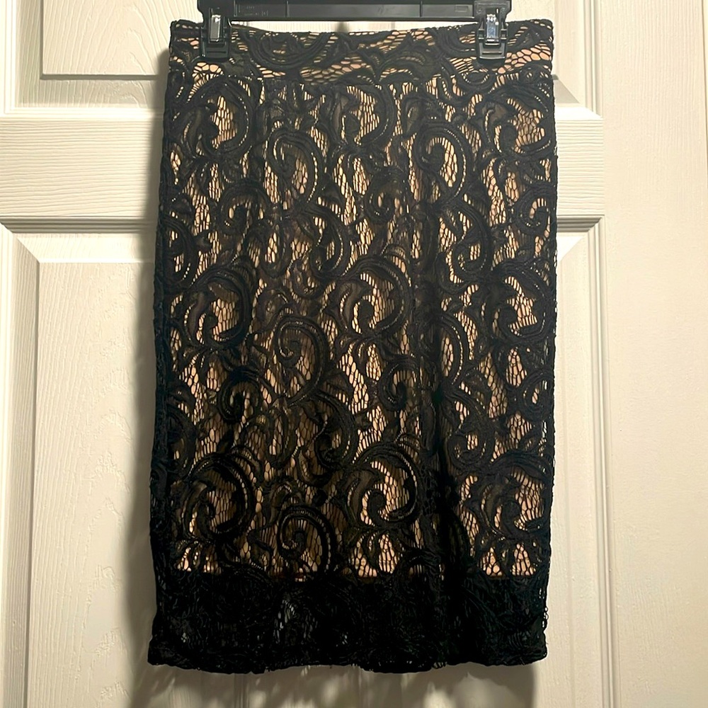 Beautiful Black Lace Skirt
